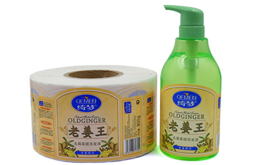 日用品标签印刷-洗发液不干胶印刷