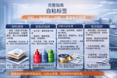 不干胶标签定制全指南：材料、胶水、工艺与