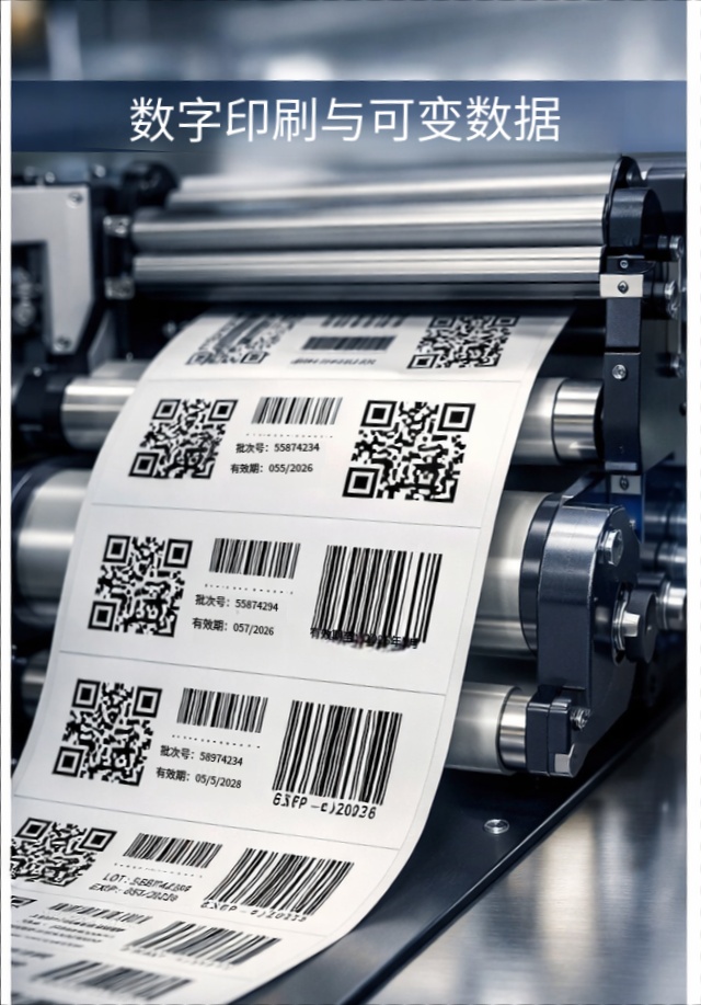 数字印刷不干胶标签与变量数据标签生产场景
