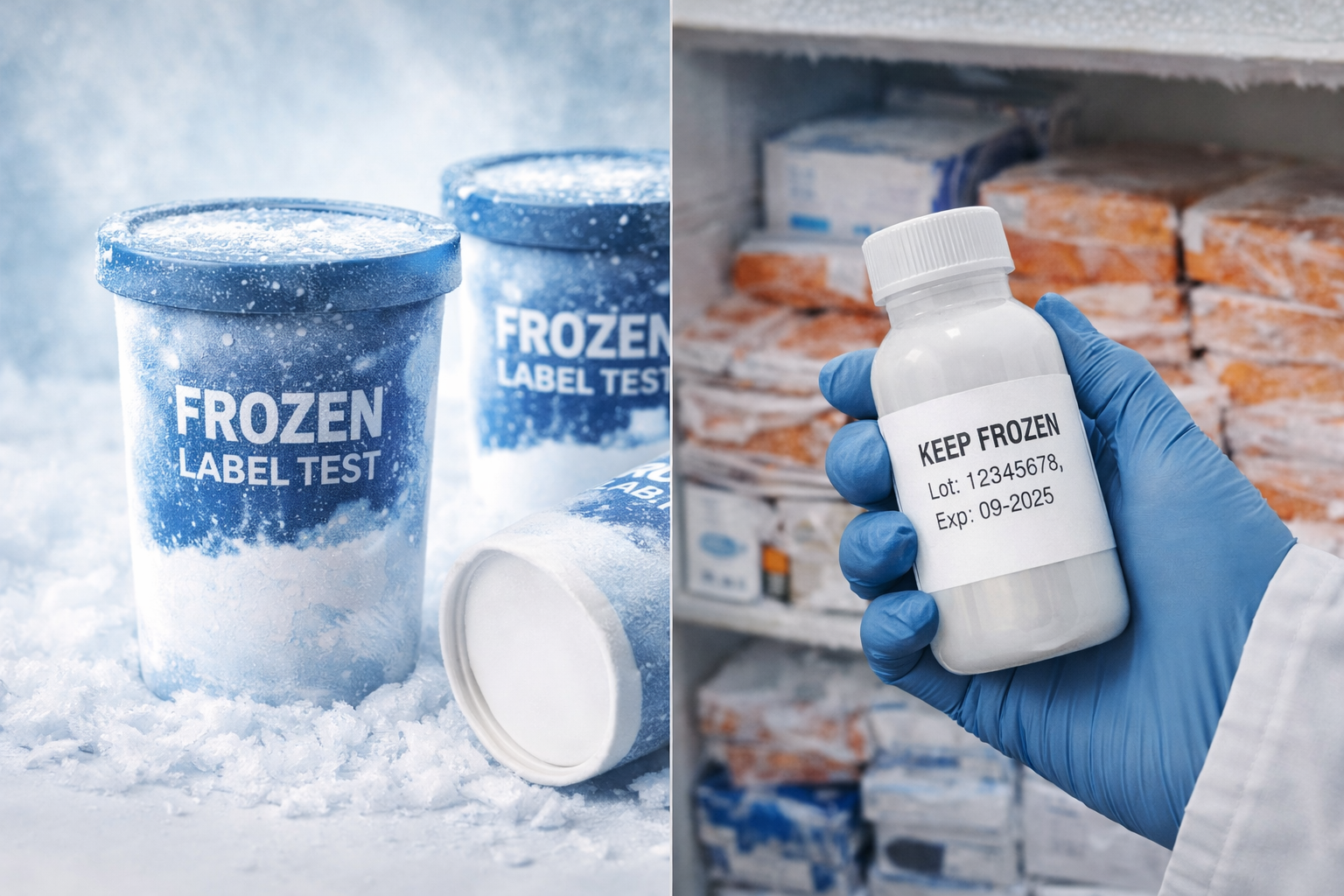 冷藏饮料标签材质选择与结构对比